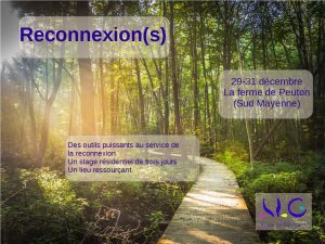 Lire la suite à propos de l’article Reconnexion : un stage pour terminer l&rsquo;année
